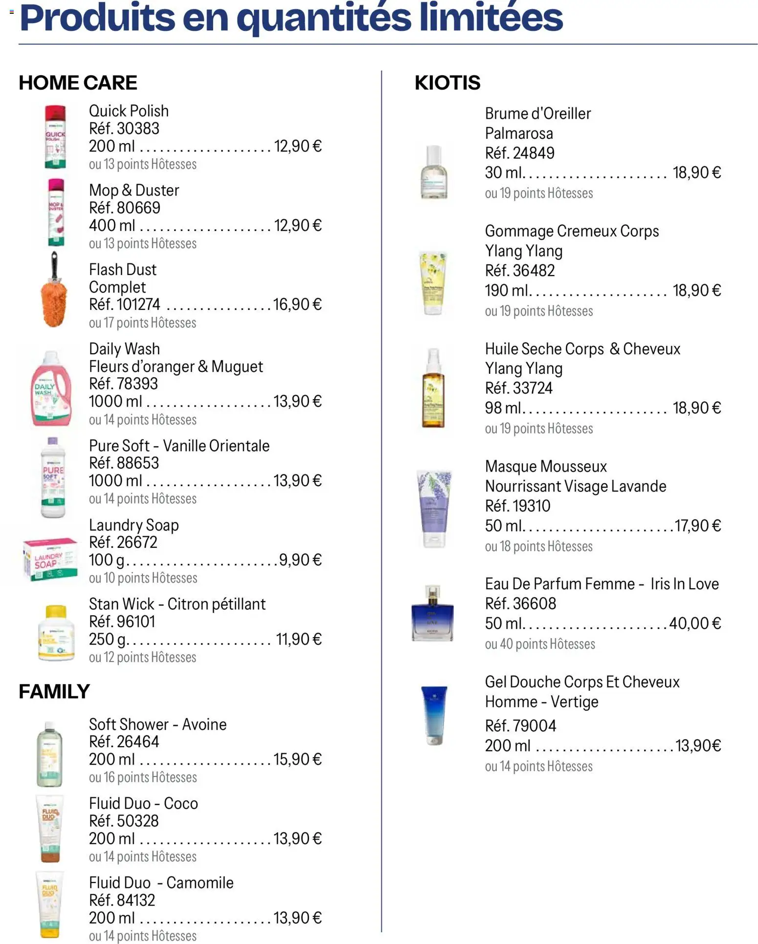 {H1} | Page: 94 | Produits: Lavande, Masque, Huile, Muguet