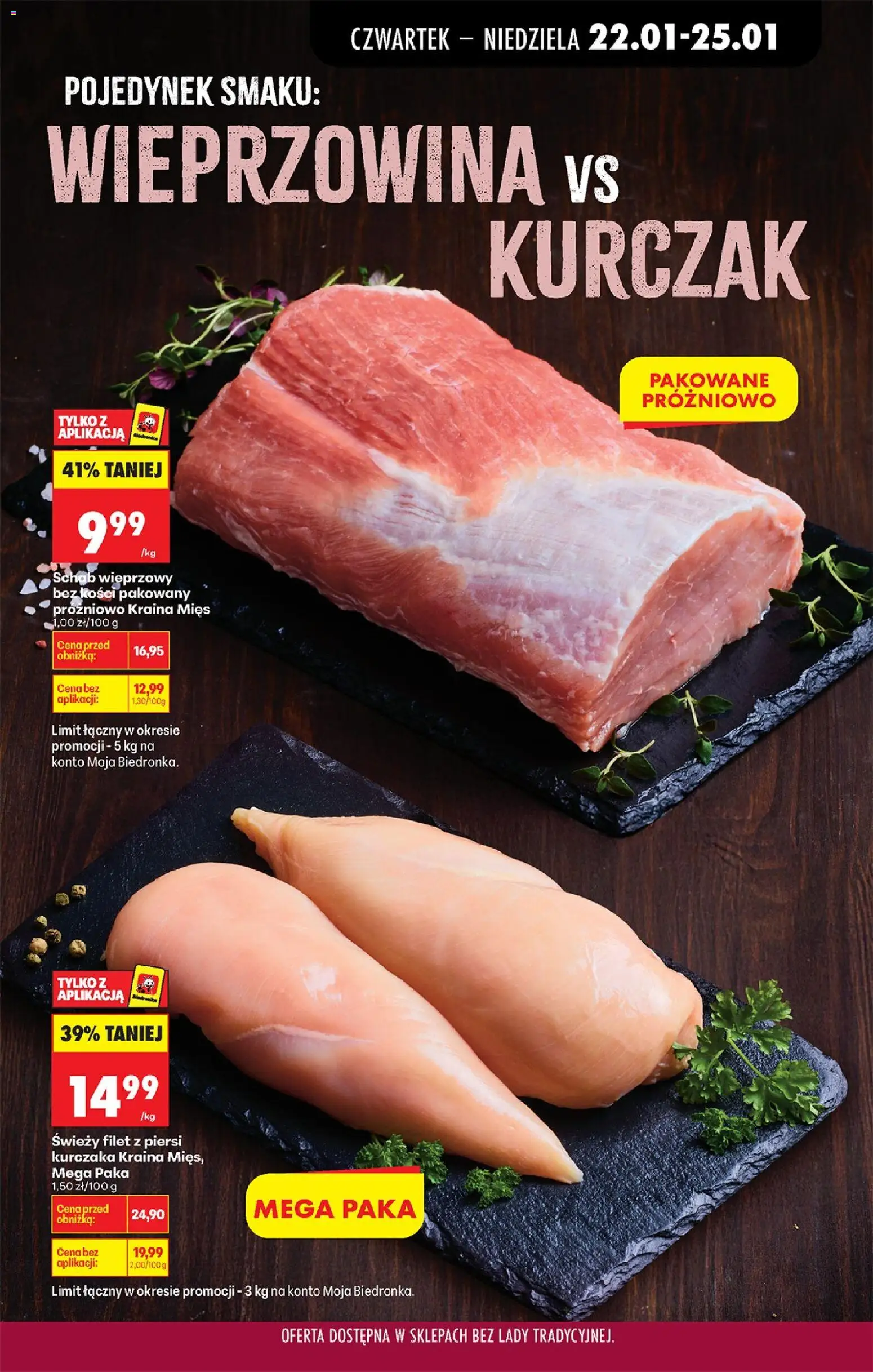 Biedronka gazetka - Oferta w tym tygodniu od 22.01.2026 | Strona: 33 | Produkty: Karta, Kraina mięs, Wątróbka, Kaczka z jabłkami