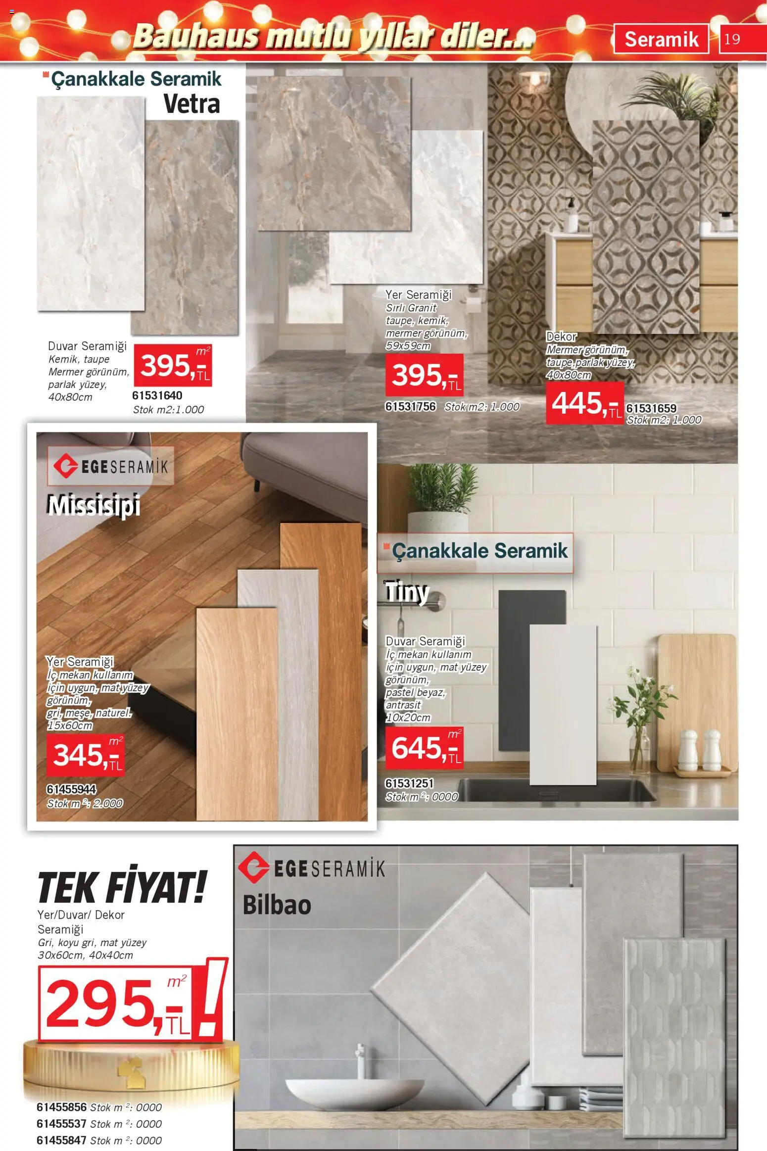 Bauhaus Katalog - 29.11.2025 tarihinden itibaren geçerlidir | Sayfa: 19