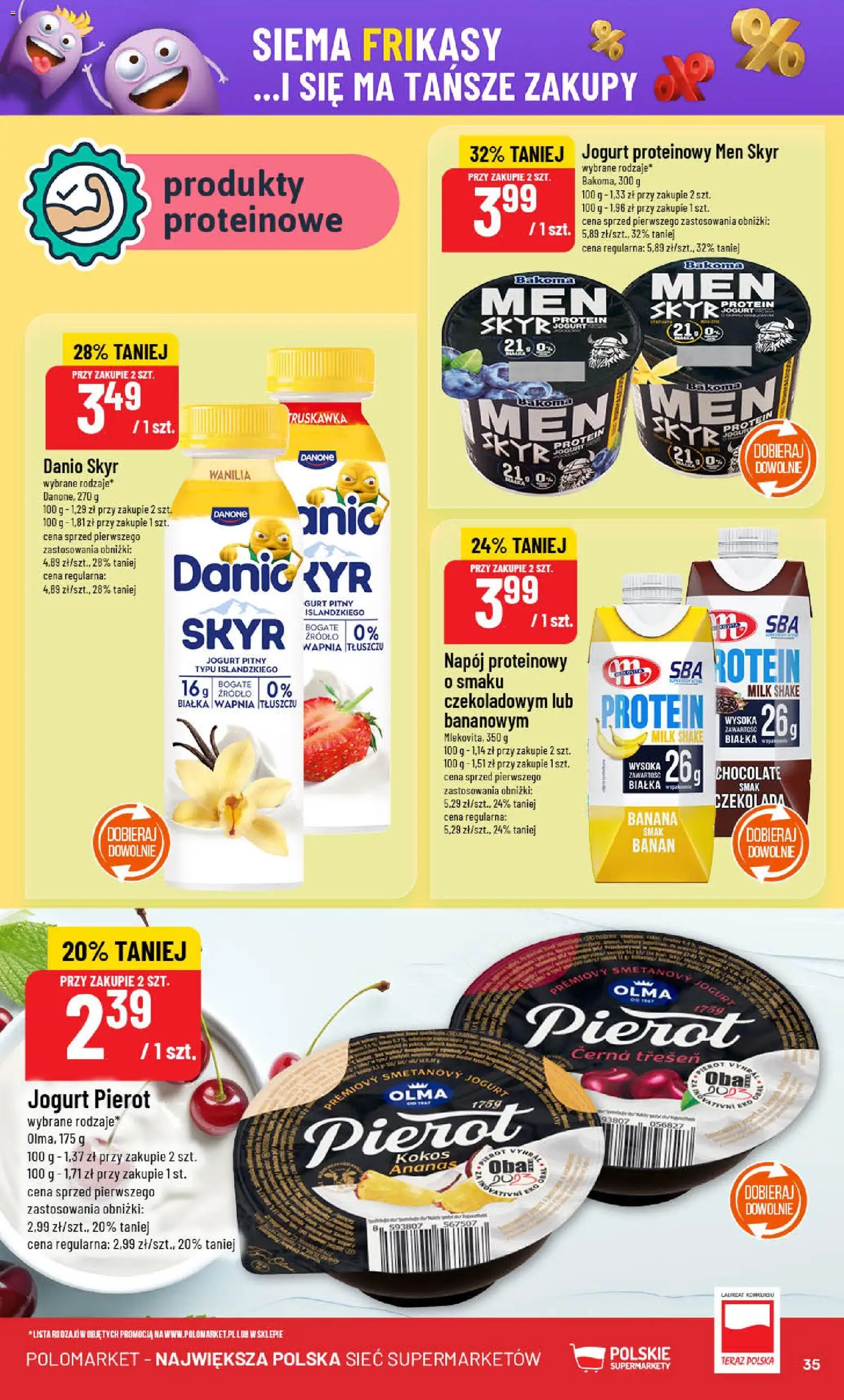 POLOmarket Gazetka od 05.11.2025 | Strona: 35 | Produkty: Czekolada, Banan, Ananas, Skyr