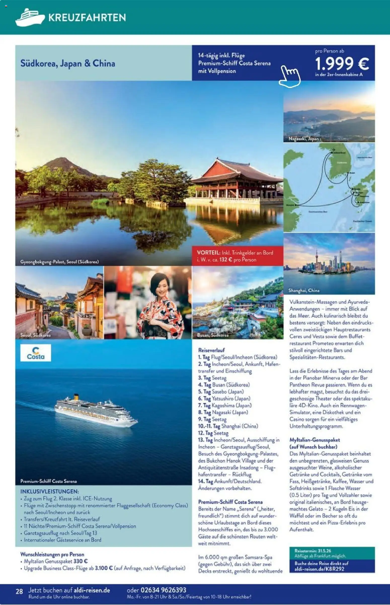 Aldi Reisen Prospekt 	 – gültig ab 01.01.2026 | Seite: 28