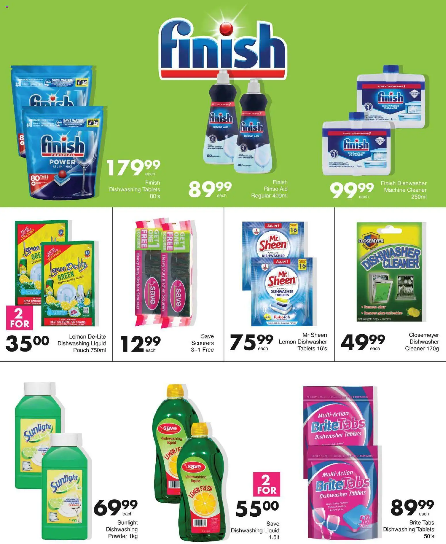 New Save catalogue – valid from 12.02.2026 | Page: 76 | Products: Dishwasher, Powder, Lemon, Dishwasher cleaner