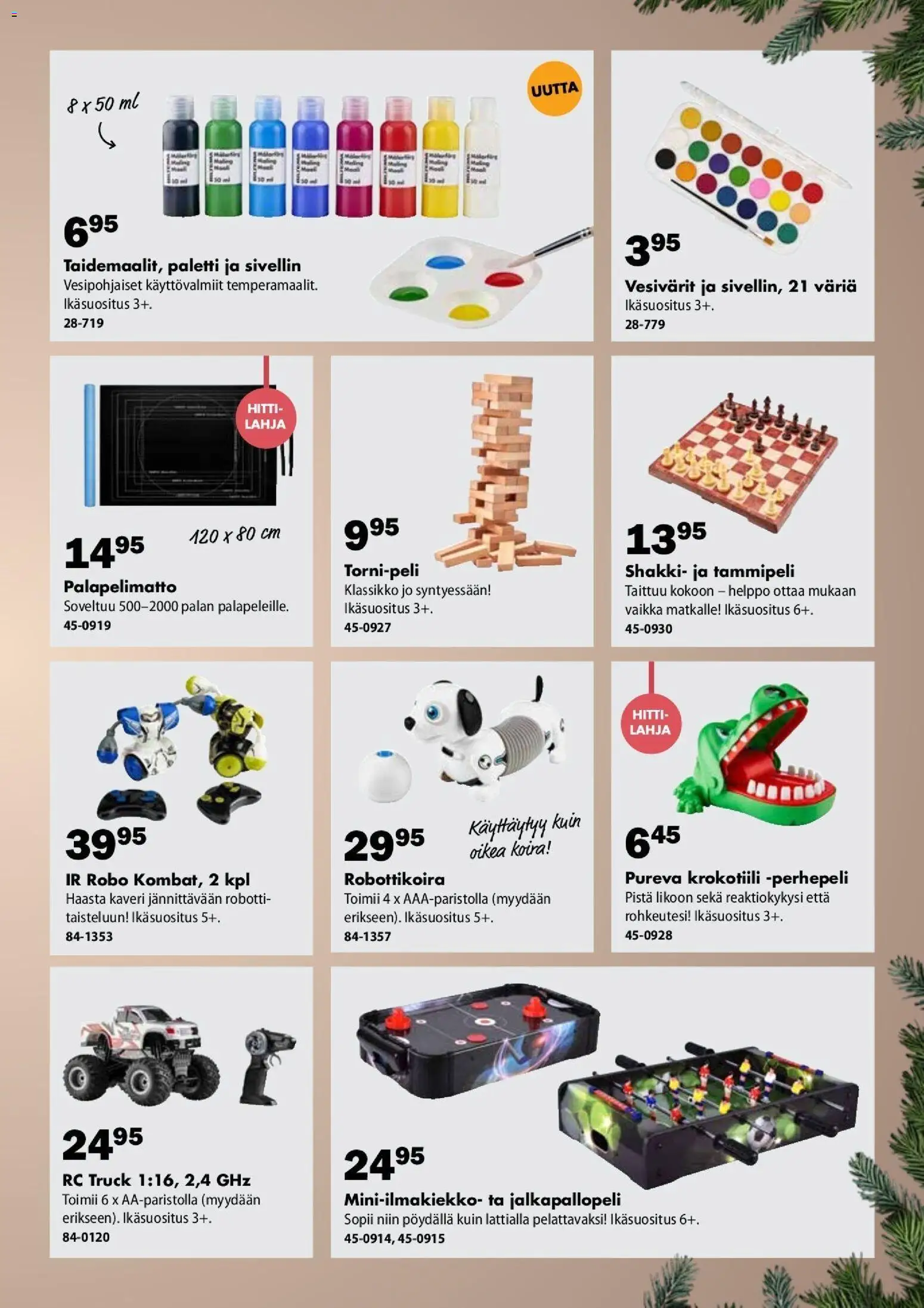 Biltema tarjoukset – voimassa 03.12.2025 alkaen | Sivu: 5 | Tuotteet: Robotti, Vesivärit, Sivellin