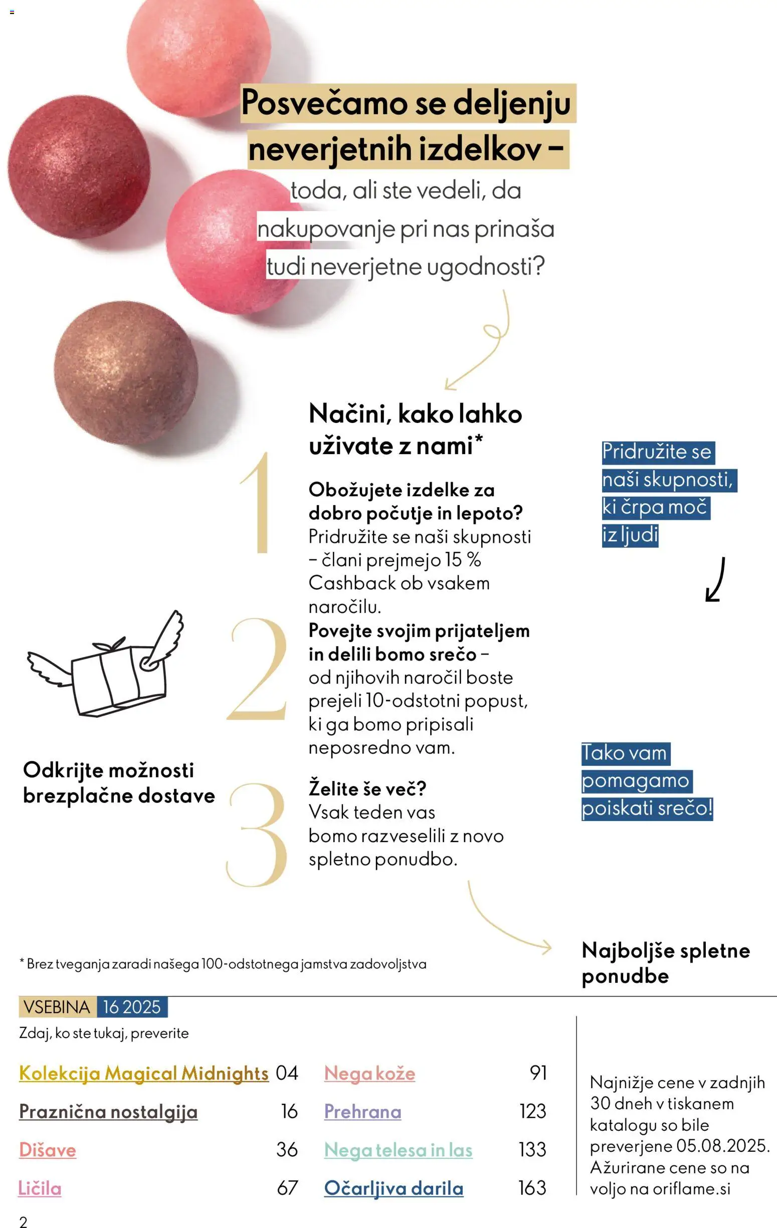 Novi Oriflame katalog ponudbe – veljaven od 19.11.2025 | Stran: 2 | Izdelki: Licila