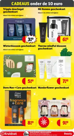 Tripple douchegel geschenkset, Geschenkset met drie douchegels voor mannen. Alleen in de winkel verkrijgbaar. - Voorbeeld van een folder van Kruidvat, geldig van 09.12.2025 | Pagina: 13 | Producten: Kan, Gel, Douchegel
