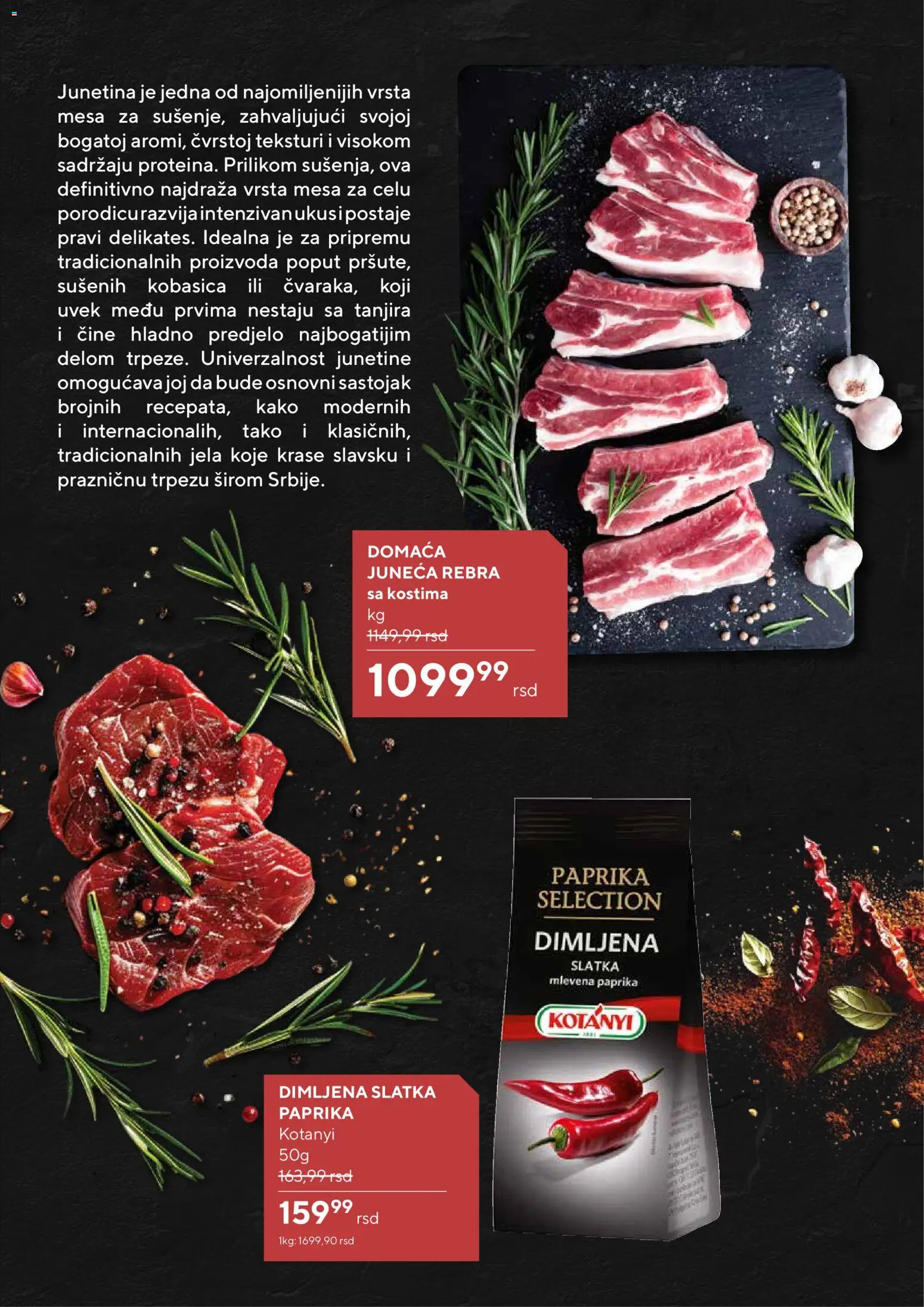 Roda katalog - važi od 27.11.2025 | Strana: 11 | Proizvode: Juneća rebra, Paprika, Kobasica