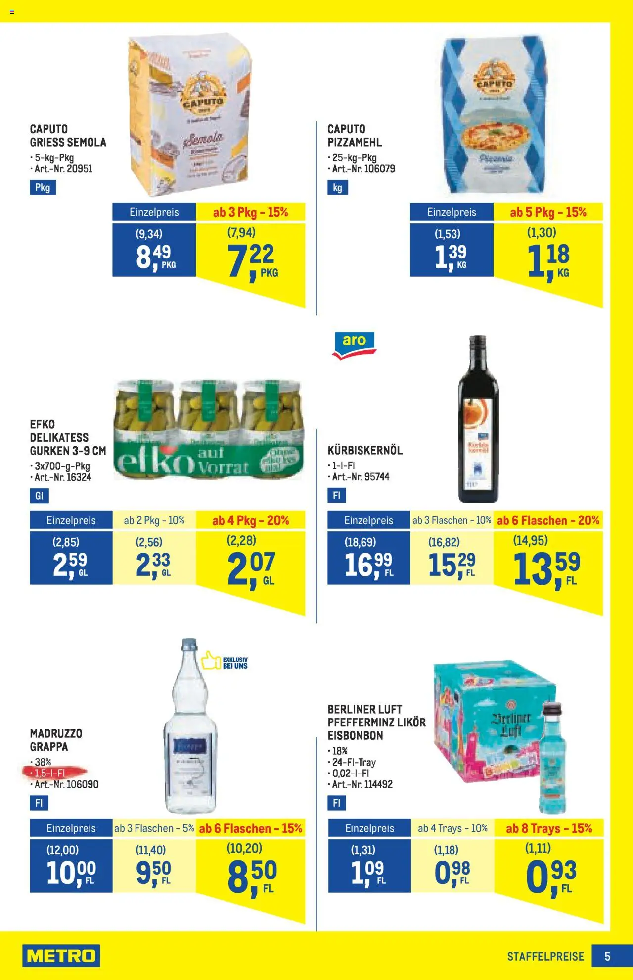 Metro angebote Profi gültig ab 02.10.2025 | Seite: 5 | Produkte: Gurken, Matériel de rangement Fitness