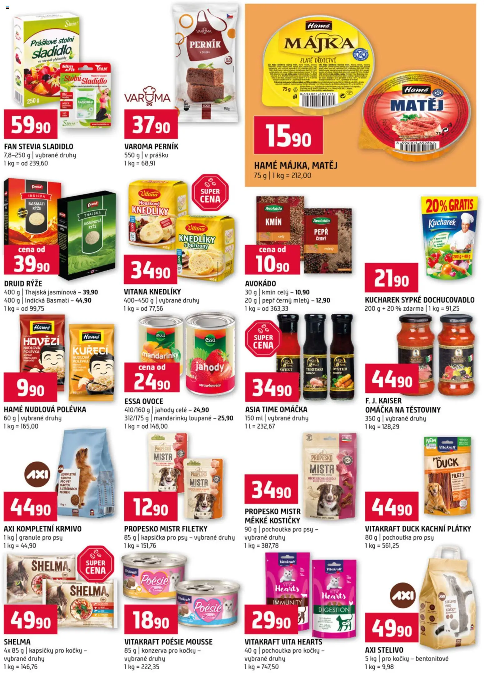 Terno leták od 25.02.2026 | Strana: 11 | Produkty: Hovězí, Granule pro psy, Rýže, Konzerva pro kočky