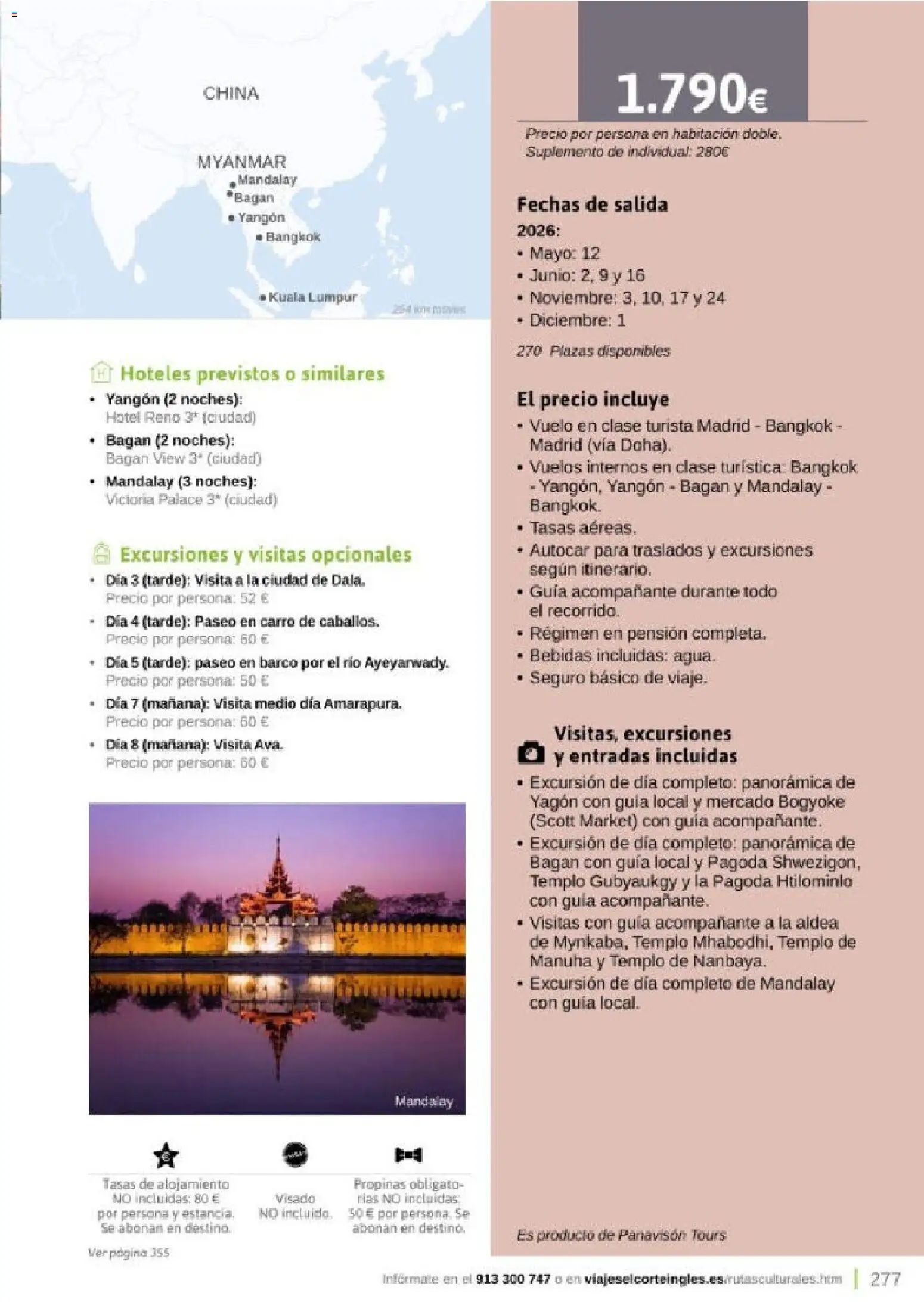 Viajes El Corte Inglés Rutas Culturales de la Comunidad de Madrid │ válido desde el 01.04.2026 | Página: 277