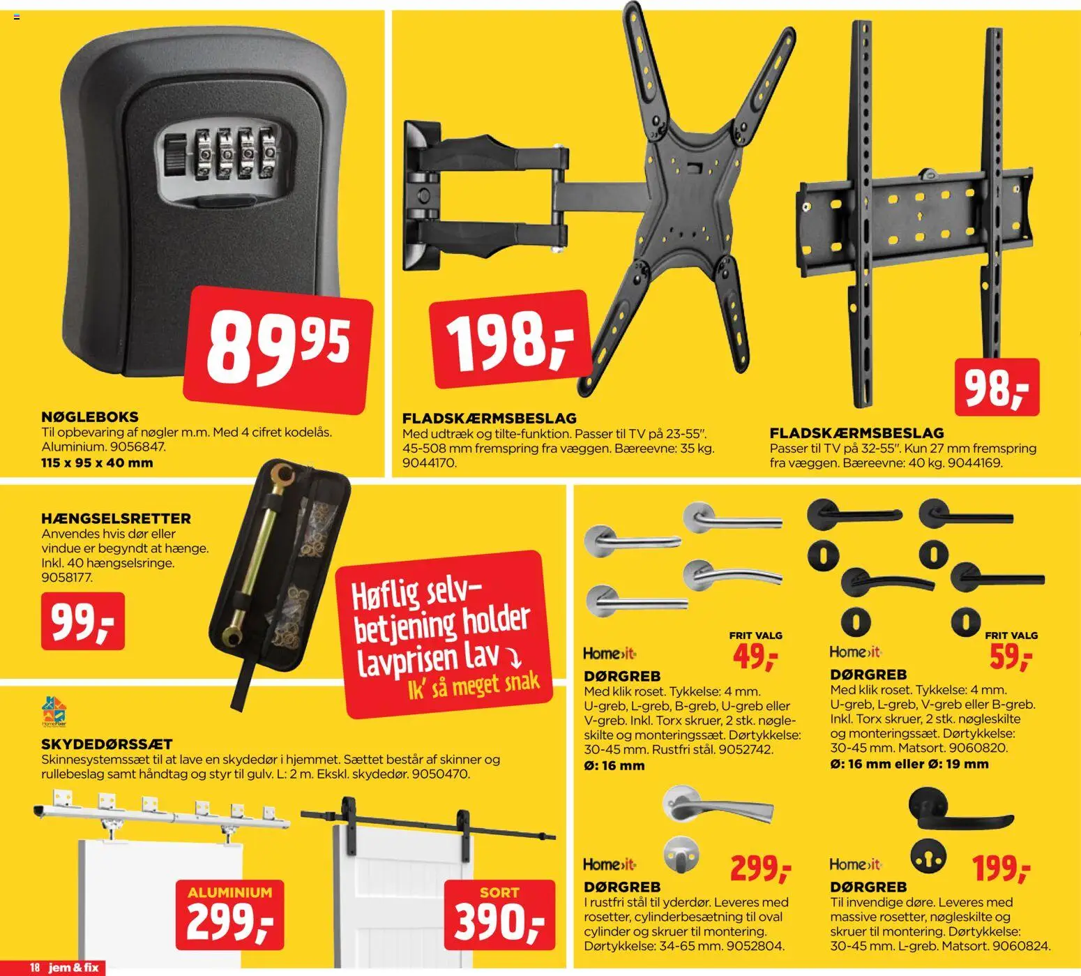 Jem & fix tilbudsavis – gyldig fra 15.03.2026 | Side: 18 | Produkter: TV