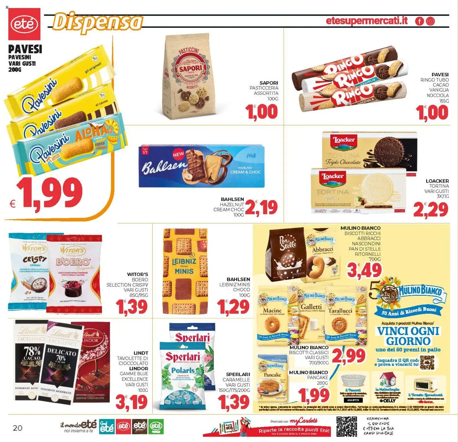Volantino Eté del 02.12.2025 | Pagina: 20 | Prodotti: Cereali, Biscotti, Mango, Liquore