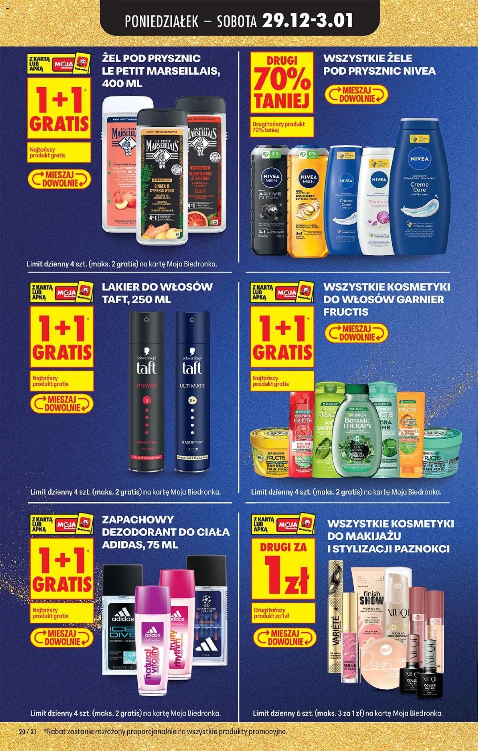 Biedronka gazetka od 29.12.2025 | Strona: 24 | Produkty: Body, Lakier do włosów, Lakiery, Dezodorant