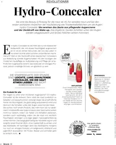 Hydro-Concealer, Beauty-Erfindung für die Haut ab 40, für sensible Haut und bei den ersten sichtbaren Anzeichen der Hautalterung wie Trockenheitsfältchen um die Augen. Vereinen das Beste aus pflegender Augencreme und der Deckkraft von Make-up. Dunkle Schatten unter den Augen werden weggezaubert und (erste) Fältchen wirken minimiert. ab 15.01.2026 gültig | Seite: 40