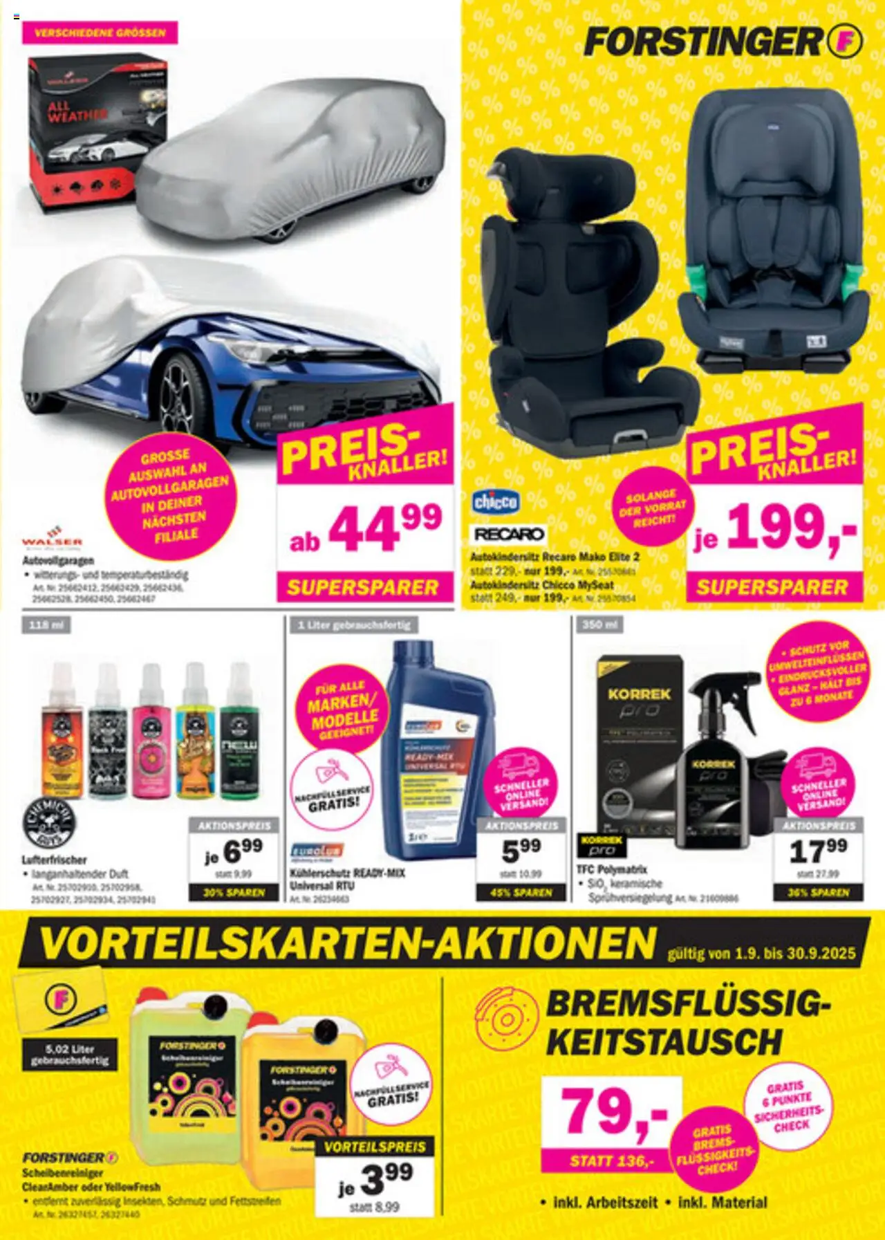 Forstinger Flugblatt gültig ab 20.08.2025 | Seite: 3 | Produkte: Duft