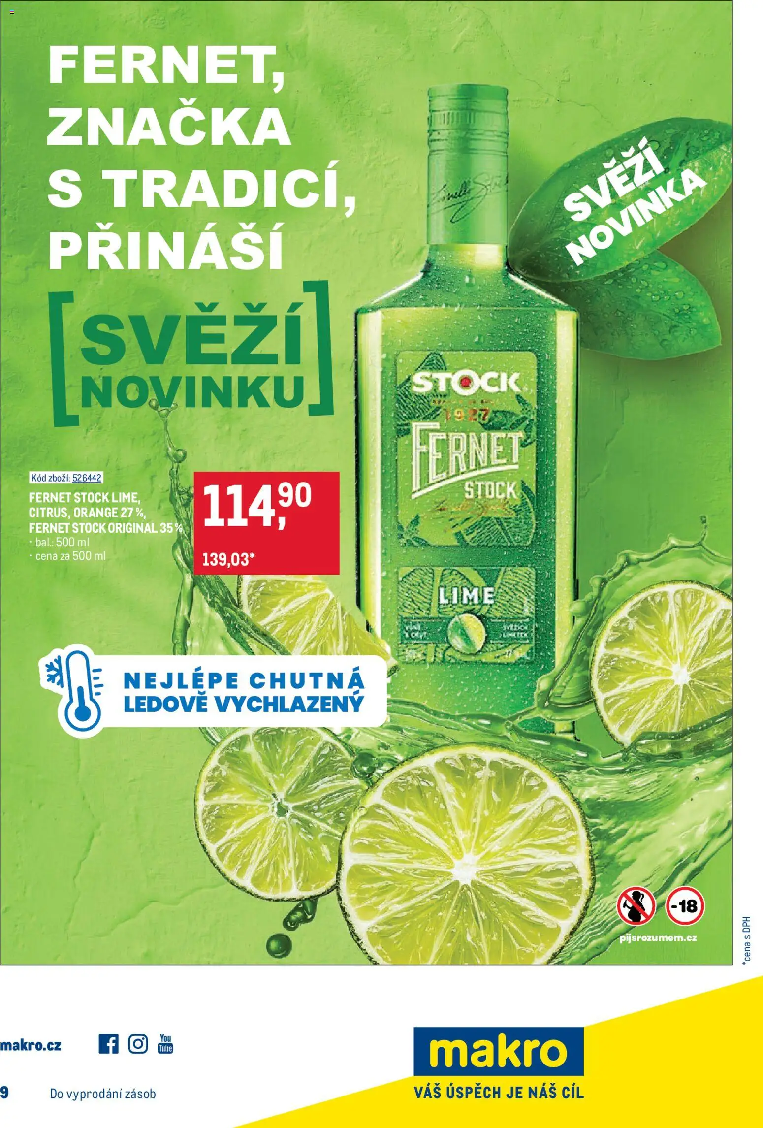 Makro leták - Maloobchod od 08.04.2026 | Strana: 18 | Produkty: Fernet