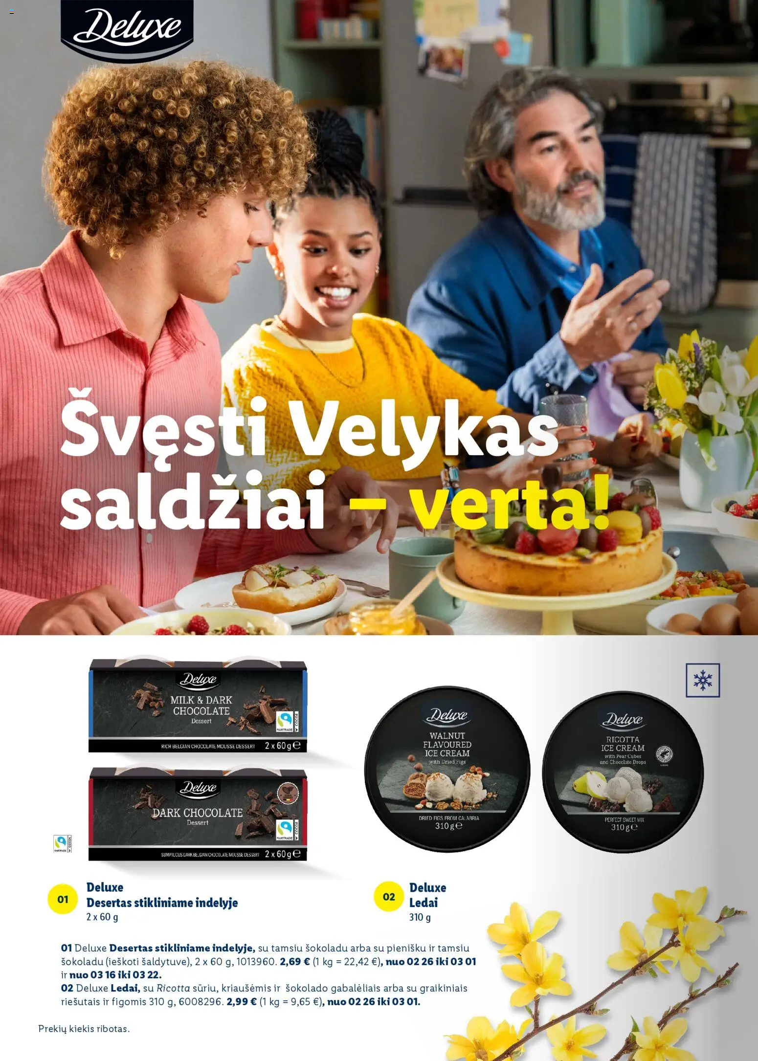 LIDL akcijos nuo 01.03.2026 | Puslapis: 64 | Prekių: Ledai