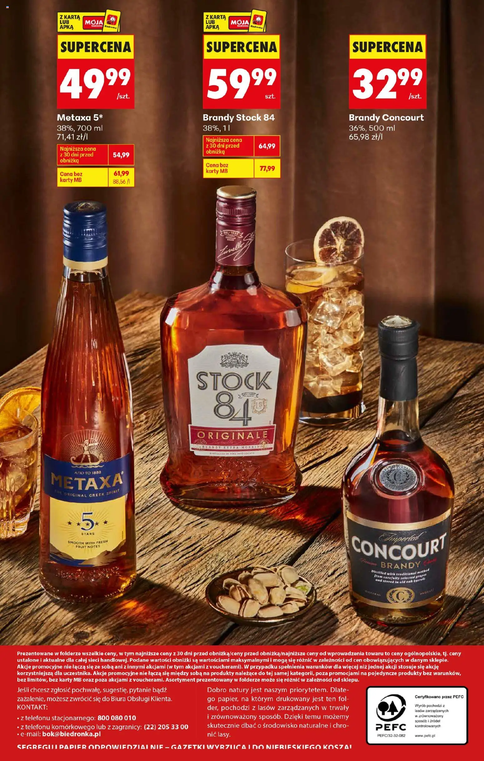 Biedronka gazetka - Czas na toast od 26.01.2026 | Strona: 36 | Produkty: Karta, Metaxa