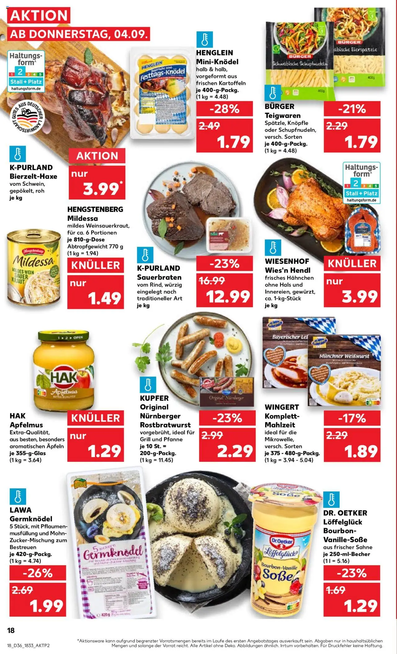 Kaufland prospekt Bremen	 – gültig ab 07.09.2025 | Seite: 18 | Produkte: Hahnchen, Pflaumen, Kartoffeln, Wein