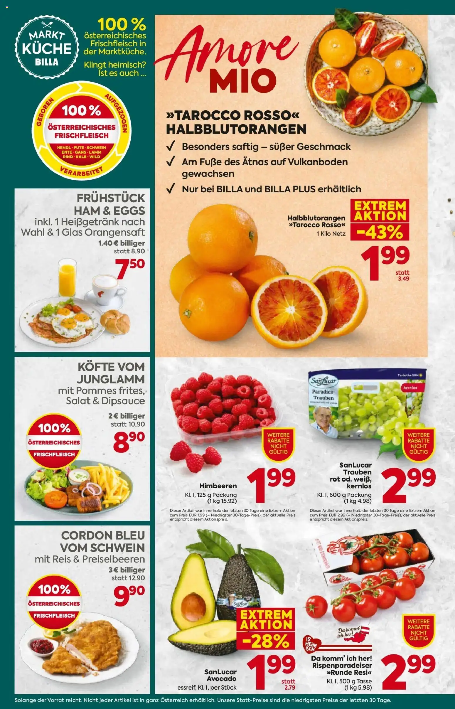 Billa Plus Flugblatt - Wien gültig ab 05.02.2026 | Seite: 10 | Produkte: Salat, Avocado, Reis