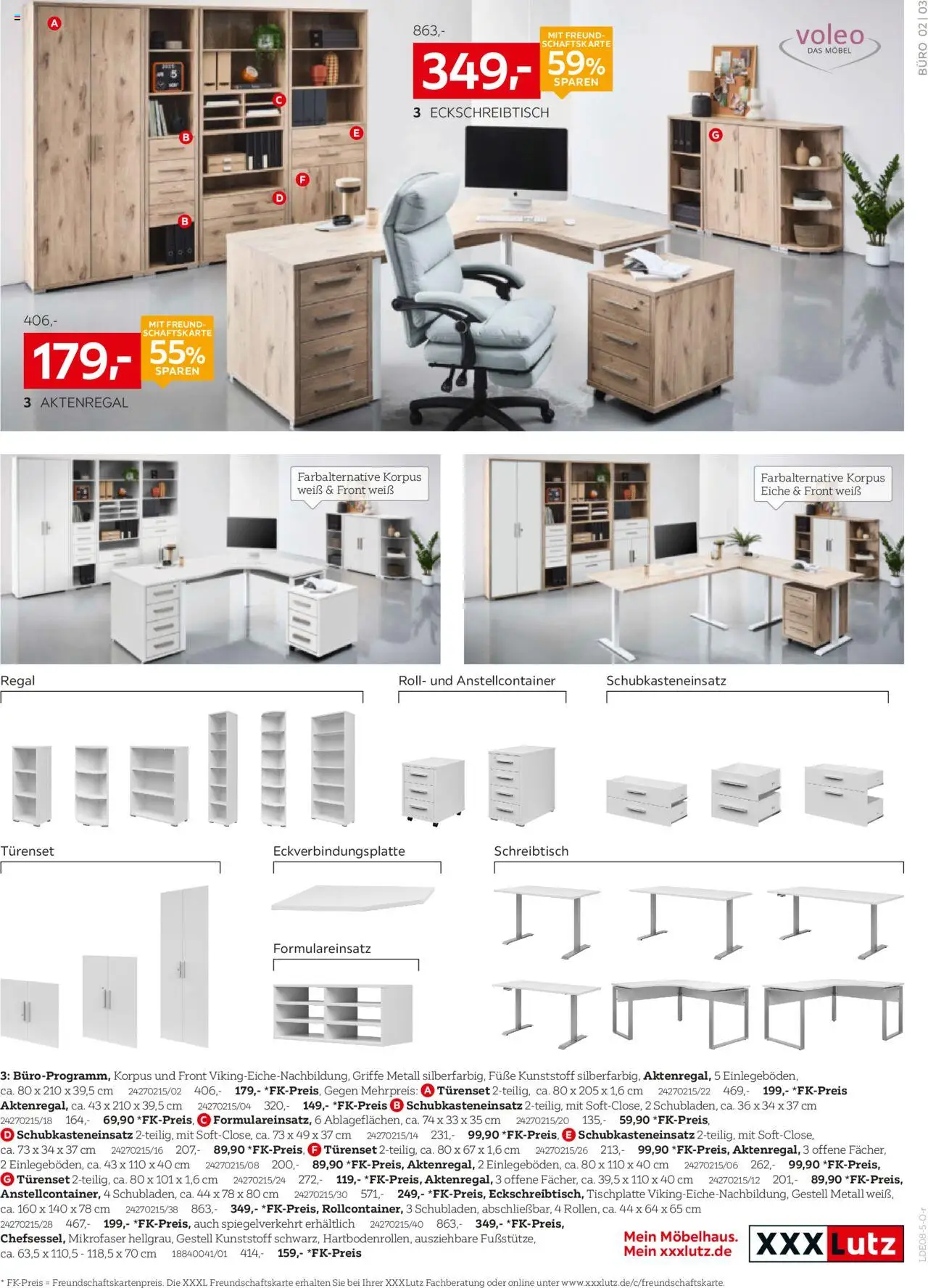 XXXL Lutz Büro Spezial - gültig ab dem 04.08.2025 | Seite: 3 | Produkte: Aktenregal