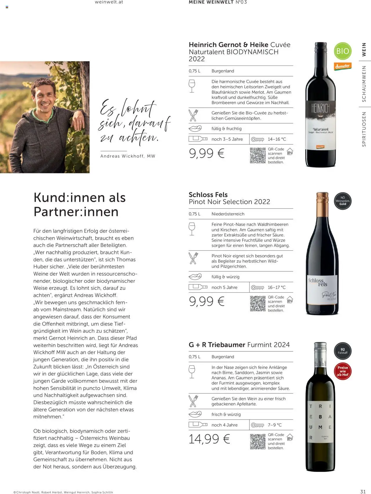 Interspar Weinwelt Magazin Ausgabe Herbst gültig ab 10.09.2025 | Seite: 31 | Produkte: Gewürze, Wein