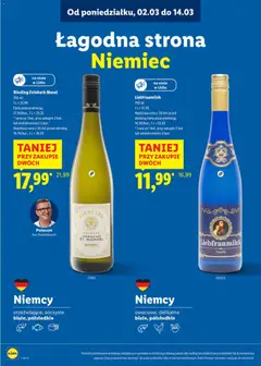 Pogląd oferty "Riesling Feinherb Mosel, 750 ml white wine" - ważna od 16.02.2026 | Strona: 18 | Produkty: Riesling