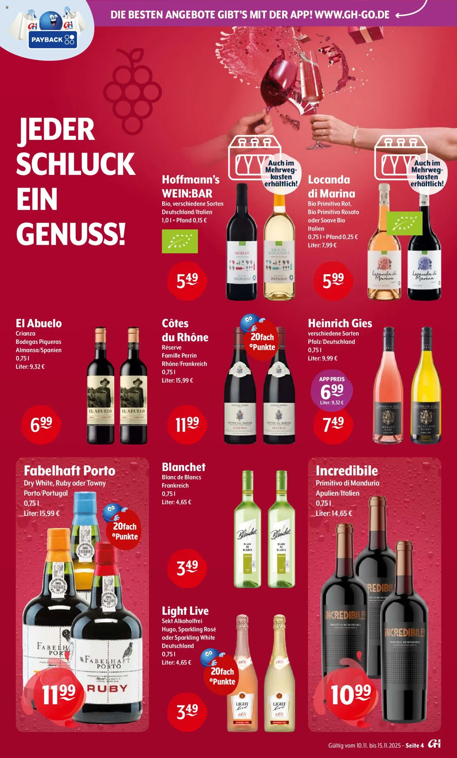 Getränke Hoffmann Prospekt 	 – gültig ab 10.11.2025 | Seite: 4