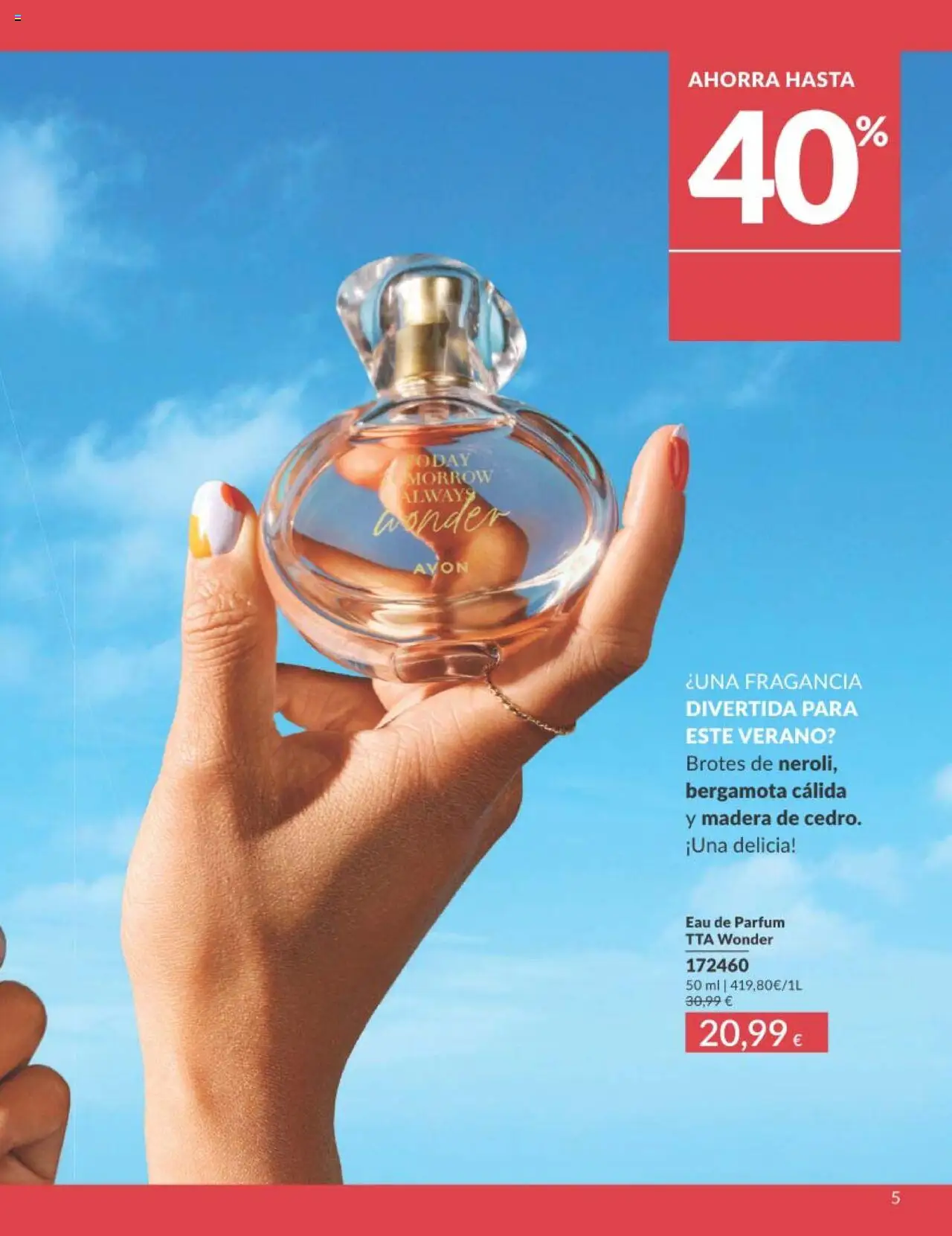 Catálogo AVON campaña 7 │ válido desde el 01.07.2025 | Página: 5 | Productos: Perfume, Fragancia, Eau de parfum