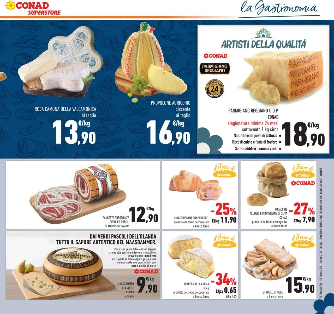 Volantino Conad del 24.09.2025 | Pagina: 19 | Prodotti: Crema, Mele, Focaccia, Parmigiano