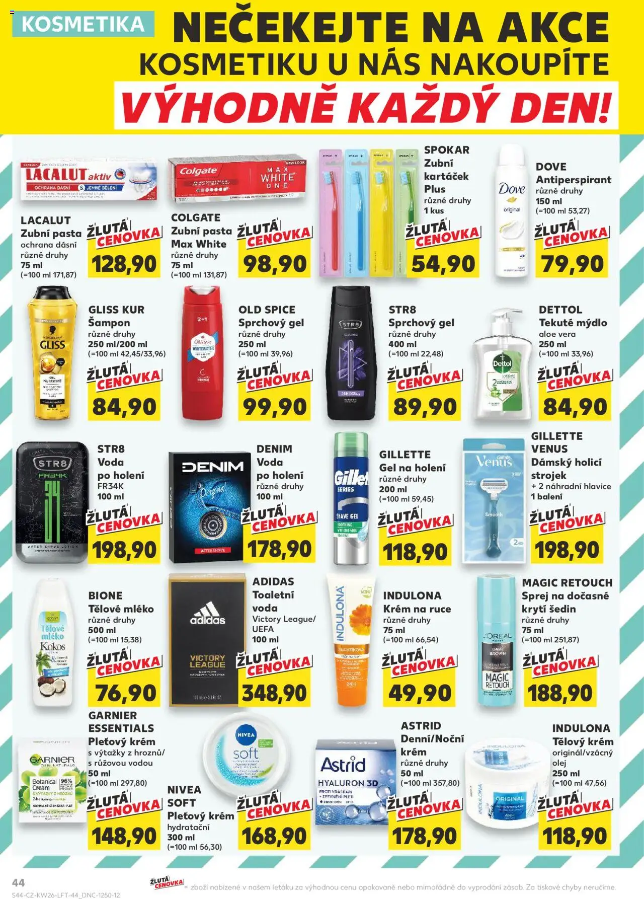Kaufland leták od 25.06.2025 | Strana: 44 | Produkty: Nivea, Olej, Old Spice, Body