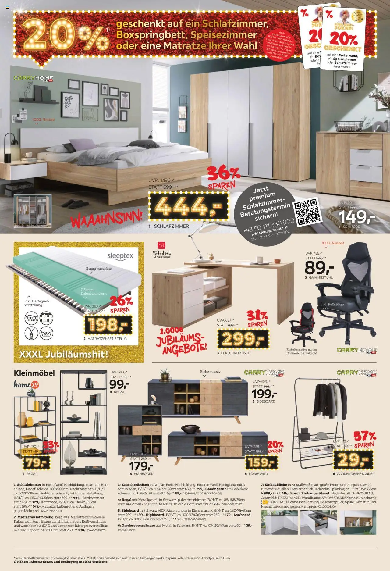 XXXLutz Prospekt aktuell gültig ab 12.08.2025 | Seite: 4 | Produkte: Bett, Kommode, Regal, Box