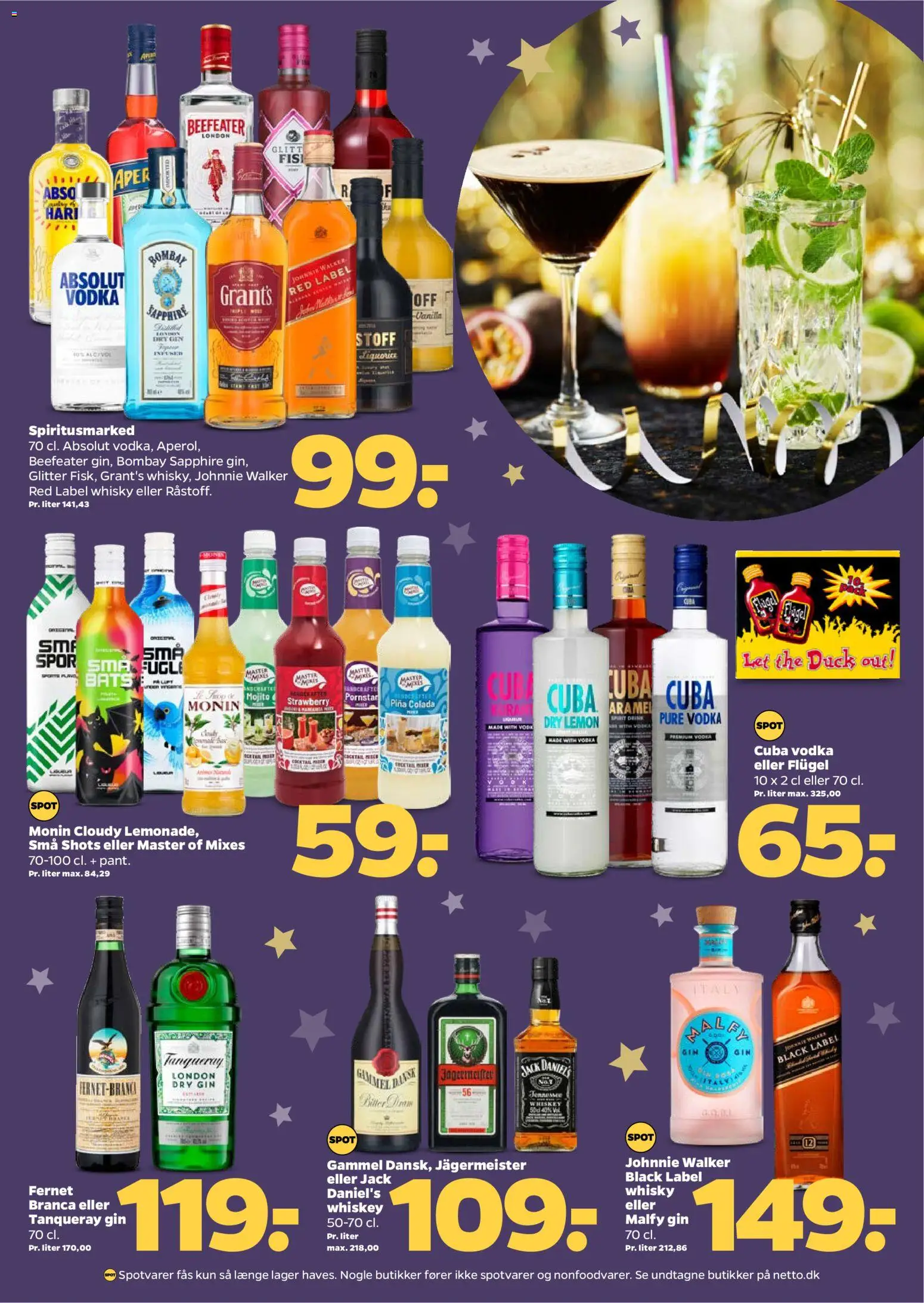 Netto tilbudsavis – gyldig fra 27.12.2025 | Side: 18 | Produkter: RAM, Gin, Vodka, Whisky