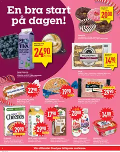 Willys - erbjudanden - Förhandsvisning av reklamblad från butik Willys aktuell från 27.10.2025 | Sida: 4 | Produkter: Smörgåspålägg, Mjölk, Flingor, Blåbär