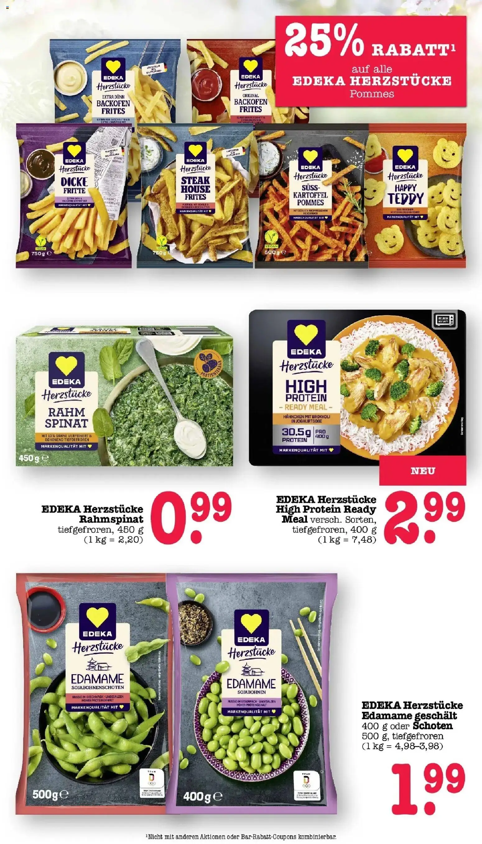 E center Prospekt Kuppenheim-Oberndorf	 – gültig ab 23.03.2026 | Seite: 28 | Produkte: Pommes, Brokkoli, Backofen, Steak