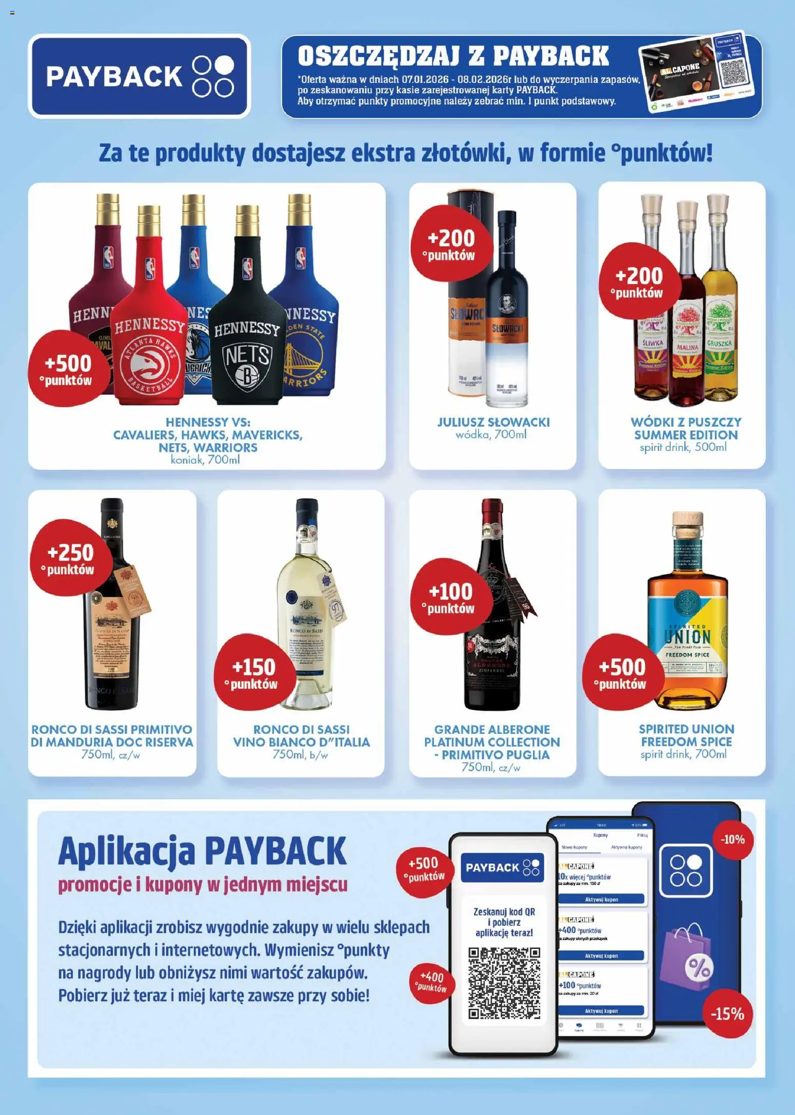 Al.Capone Gazetka od 07.01.2026 | Strona: 21 | Produkty: Hennessy, Gruszka, Malina