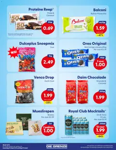 Die Grenze - Folder week week 12/13 - Voorbeeld van een folder van Die Grenze, geldig van 16.03.2026 | Pagina: 6 | Producten: Chocolade, Gin, Muesli, Oreo