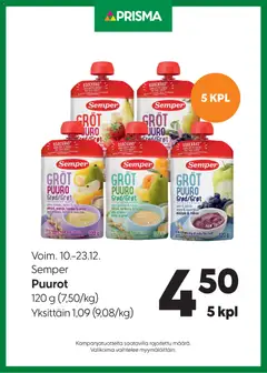 Prisma-mainoslehti voimassa 10.12.2025 alkaen