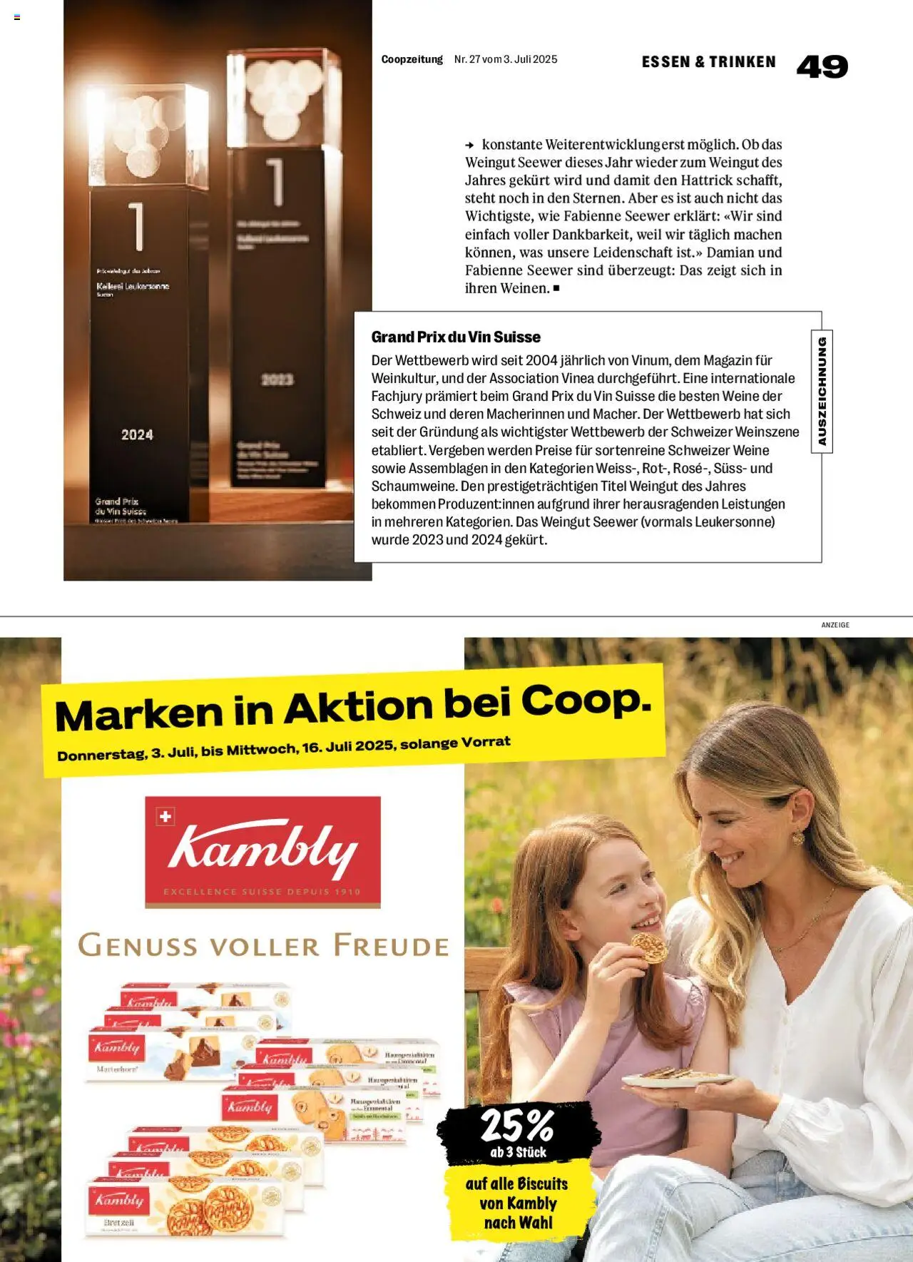 Coop Magazin ab 03.07.2025 | Seite: 49