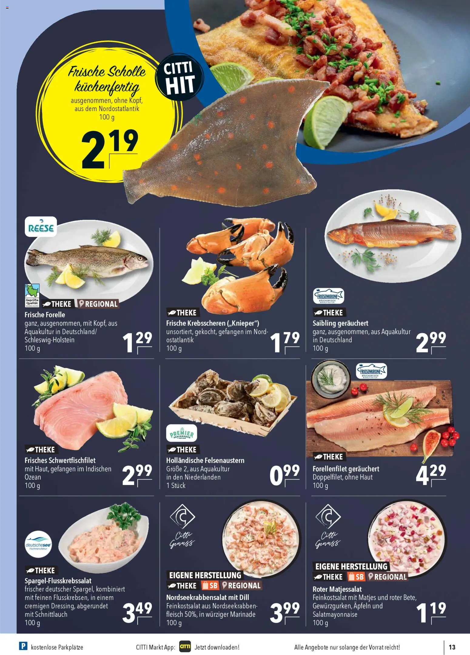 CITTI Markt Prospekt 	 – gültig ab 29.04.2026 | Seite: 13 | Produkte: Theke, Dill, Fleisch