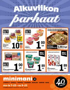 Minimani-mainoslehti voimassa 20.04.2026 alkaen