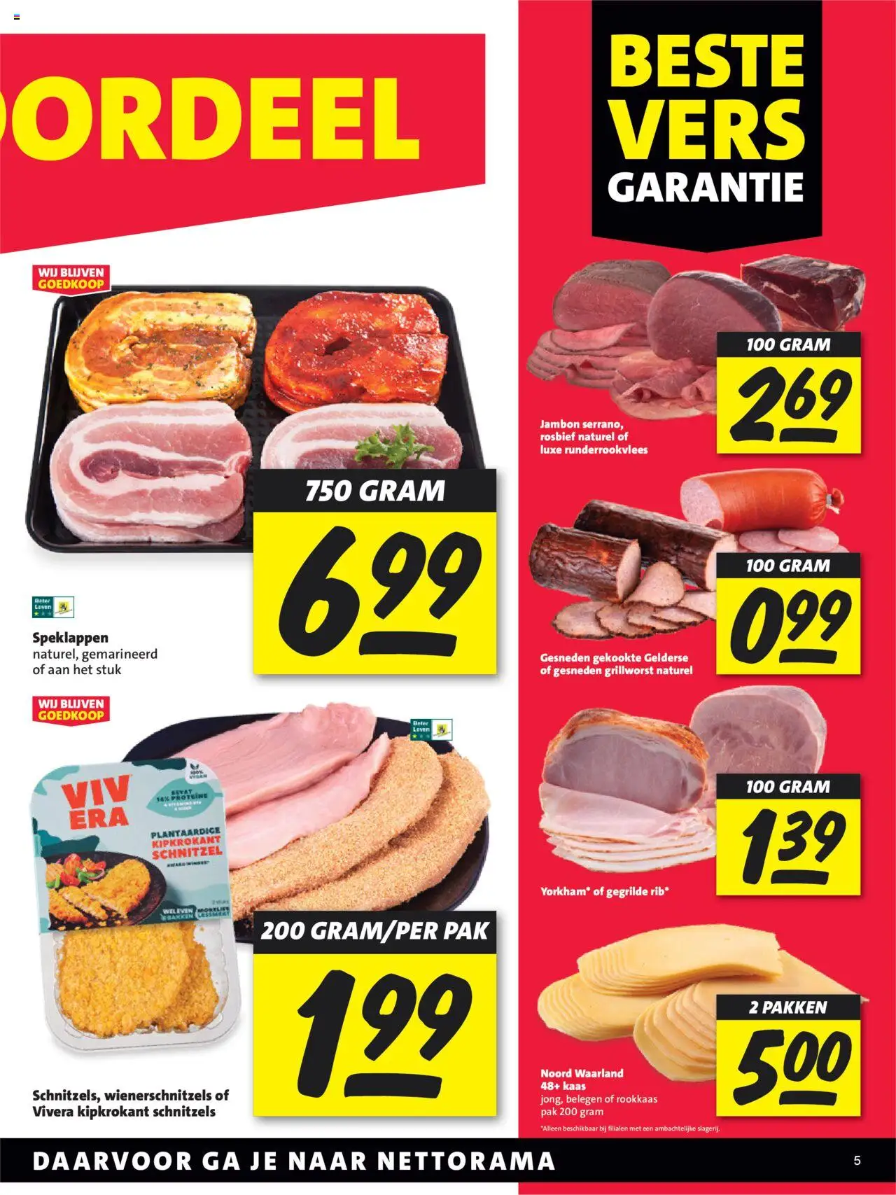  | Pagina: 5 | Producten: Kaas, Schnitzel