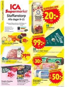 ICA Supermarket - Staffanstorp - Förhandsvisning av reklamblad från butik ICA Supermarket aktuell från 15.09.2025