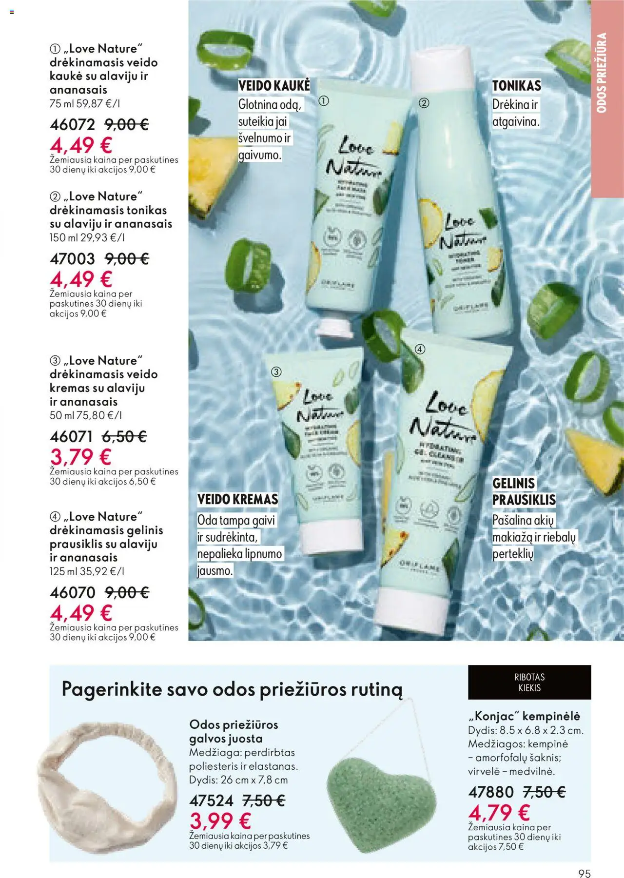 Oriflame akcijos nuo 29.10.2025 | Puslapis: 95 | Prekių: Tonikas, Kremas, Kaukė, Veido kaukė
