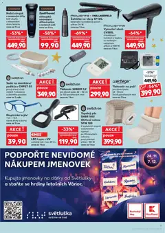 Náhled letáku Rowenta X KARL LAGERFELD Žehlička na vlasy SF161L, keramicko-turmalínový povrch příkon: 36 W cena za 1 kus od 03.12.2025 | Strana: 9 | Produkty: Zastřihovač, Vysoušeč vlasů, Lupa, LED