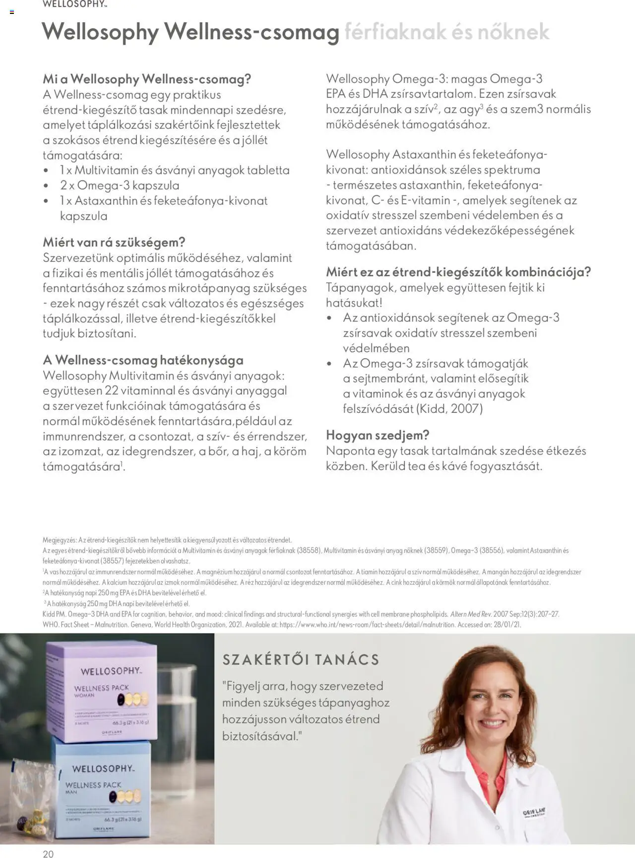 Oriflame akciós ujság - amely érvényes a következő dátumtól: 09.11.2023 | Oldal: 20