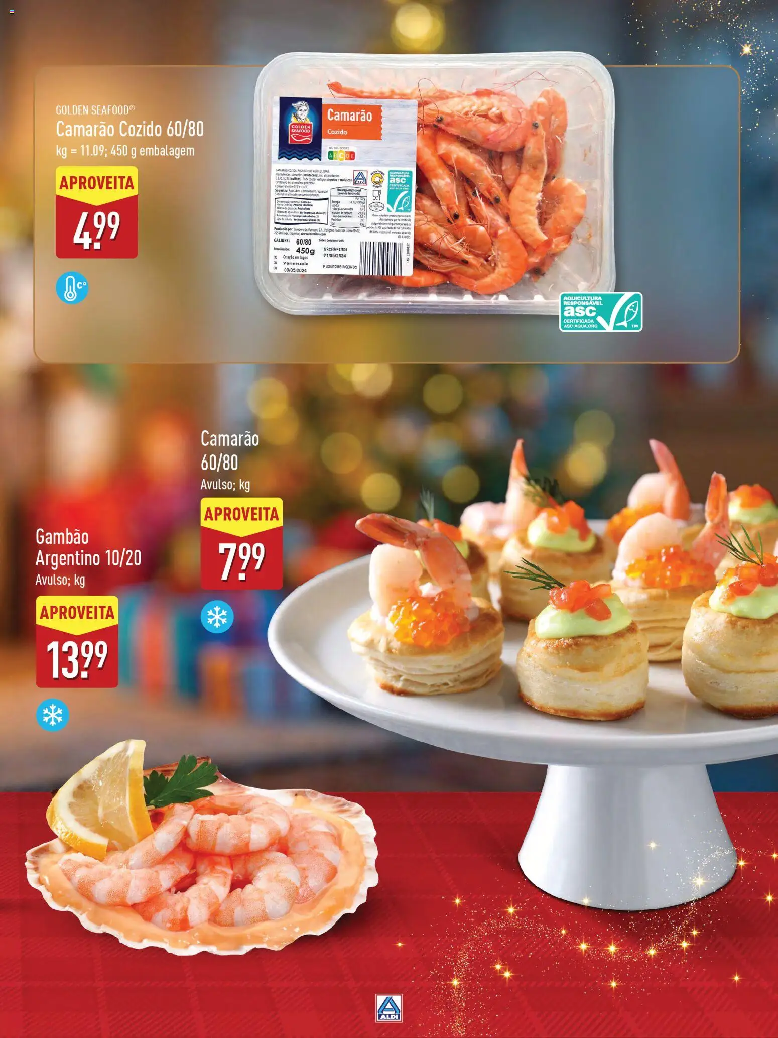 Aldi folheto │ válido de 22.11.2025 | Página: 5 | Produtos: Camarão