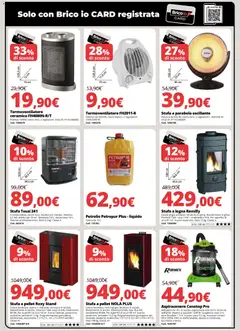 Anteprima del volantino Brico io San Benedetto catalogo valido a partire dal 06.11.2025 | Pagina: 4 | Prodotti: Spazzola, Stufa a pellet, Tubo, Aspiracenere