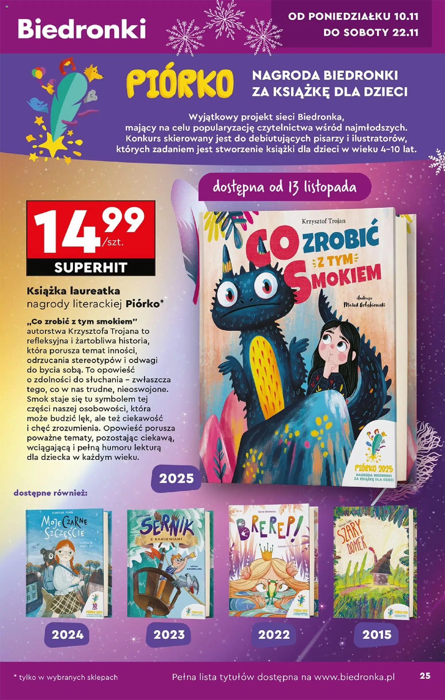 Biedronka gazetka - Hity i inspiracje od 10.11.2025 | Strona: 27 | Produkty: Książki