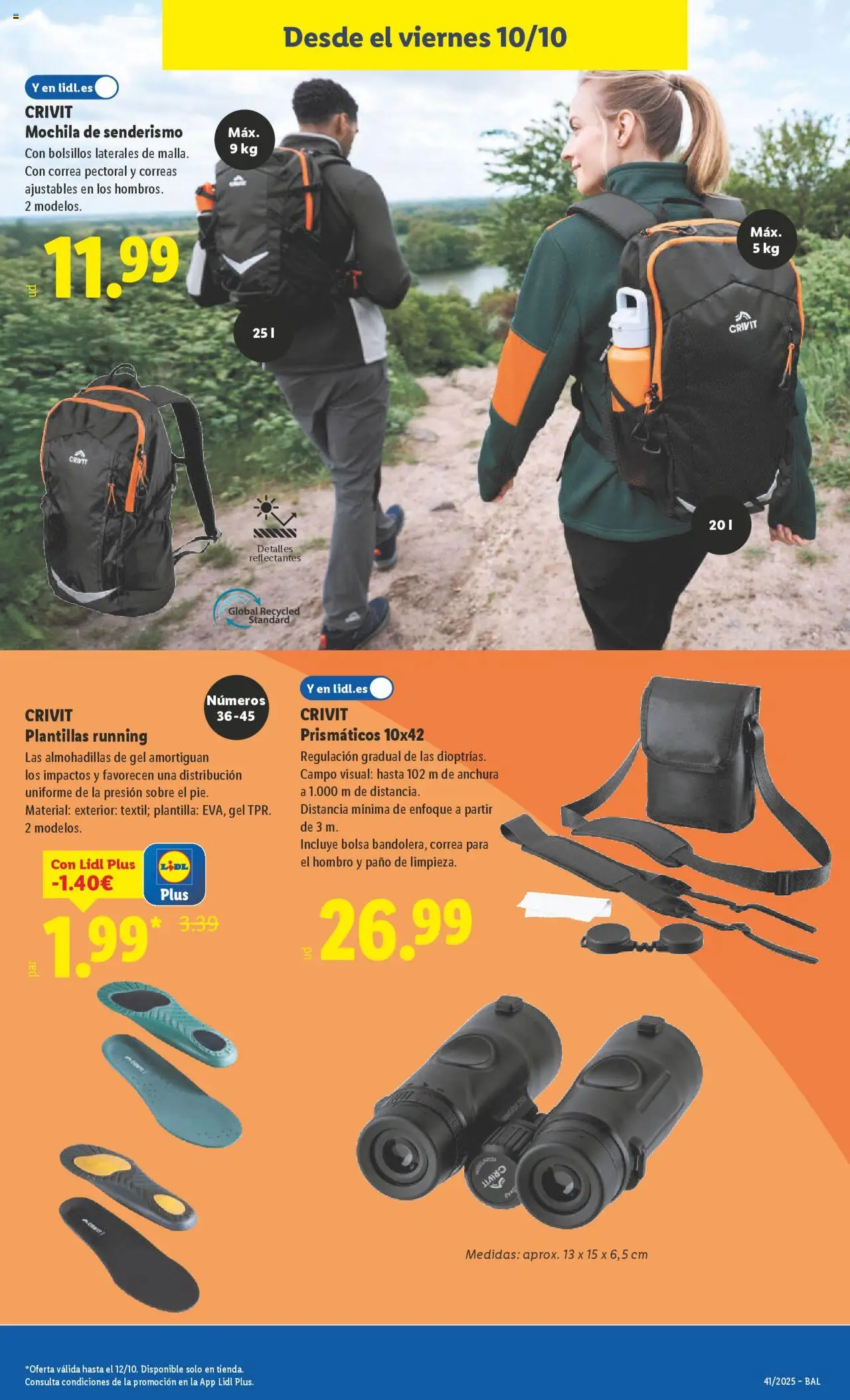 Lidl catálogo de bazar MAD │ válido desde el 06.10.2025 | Página: 17 | Productos: Mochila, Bolsa