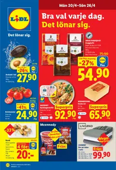 Lidl erbjudanden - Förhandsvisning av reklamblad från butik Lidl aktuell från 20.04.2026